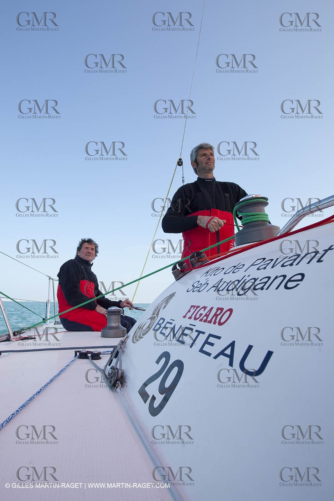 13 03 2010 -  La Grande Motte   Port Camargue (FRA) - Groupe Bel - Kito de Pavant   Sebastien Audigane training for Transat AG2R