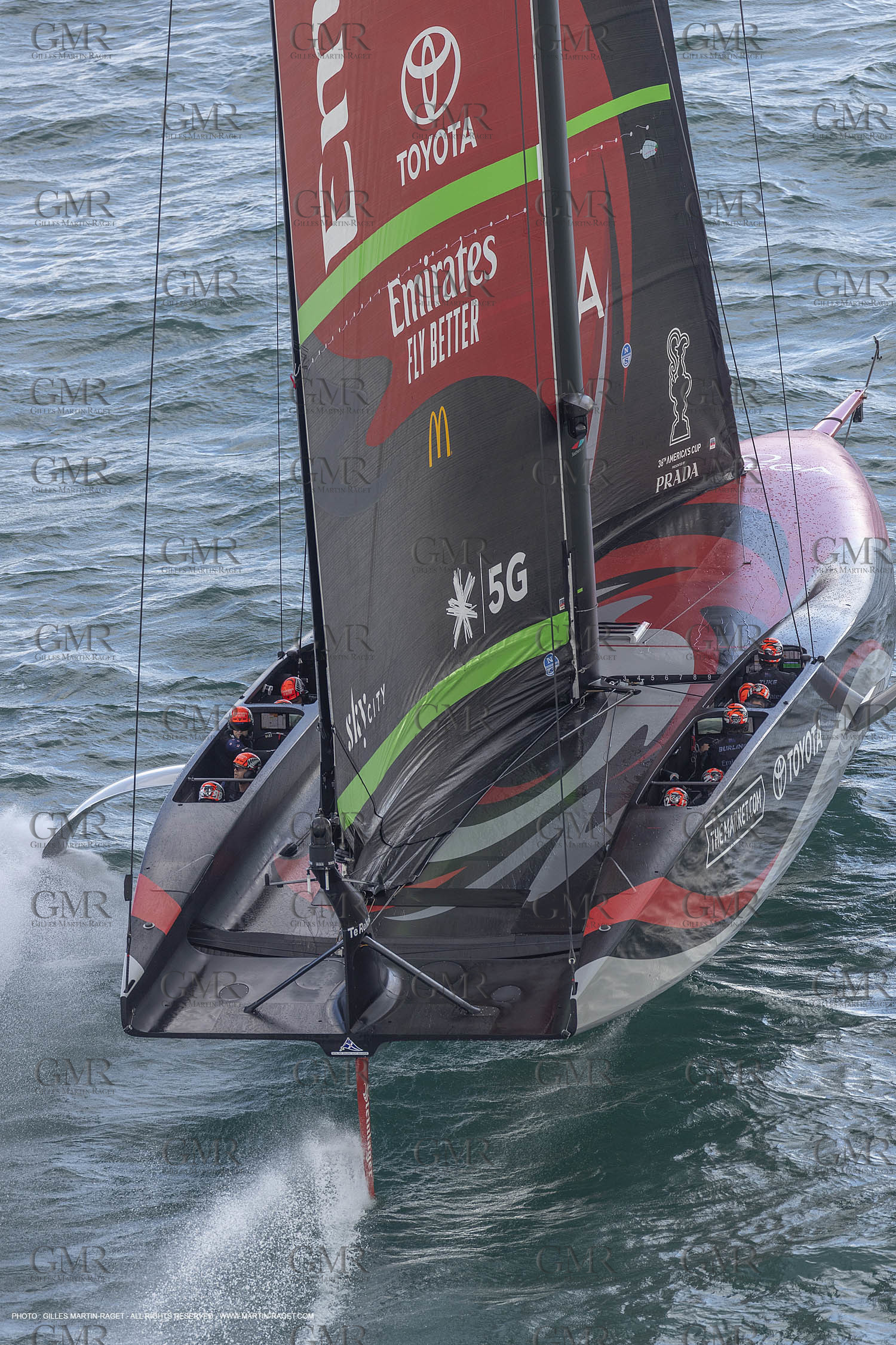 10 12 2020 - Auckland (NZL) - 36th America's Cup - Practice Sessions - Day 2 - Emirates Team New Zealand