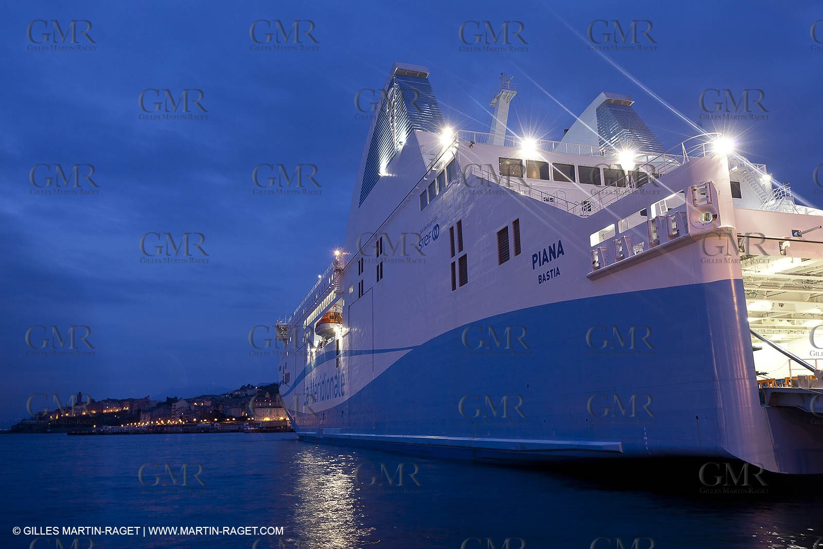 01-31-12   Marseilles (FRA,13) Bastia (FRA,Corsica)   Launching cruising trip and Christening ceremony of PIANA, last ferry ship from La Meridionale