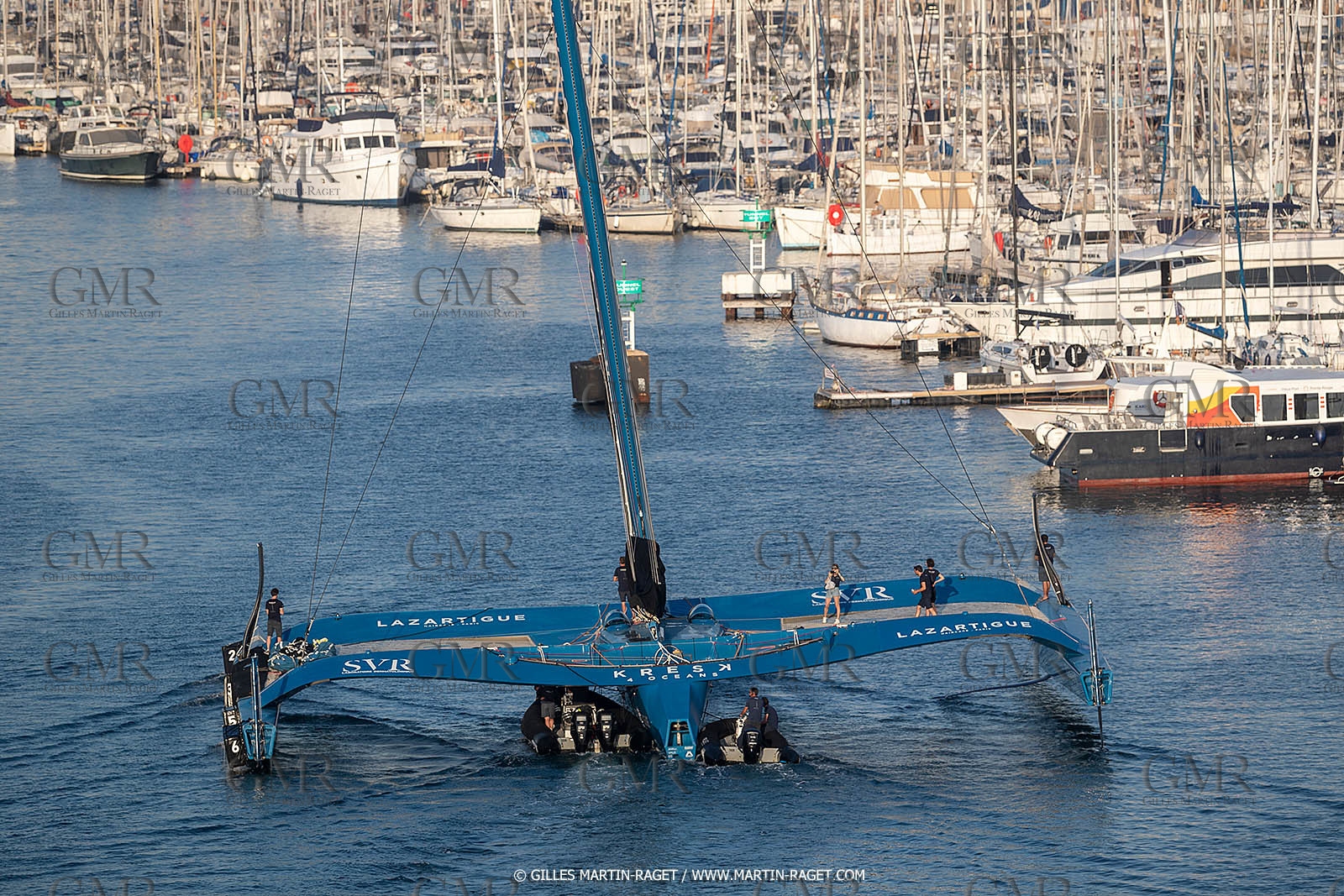 17 05 2022, Marseille (FRA), Arrivée du trimaran Ultim SVR LAZARTIGUE à Marseille