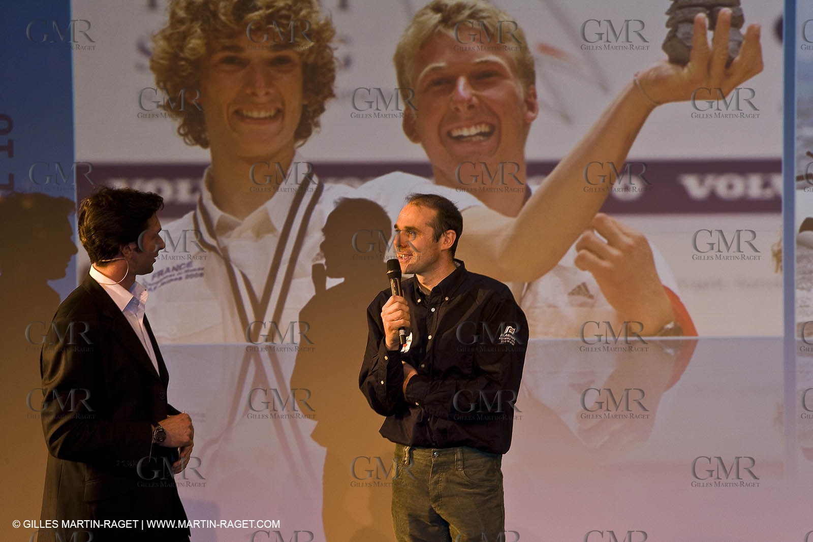 12 08 08 - Paris (FRA) Edouard VII theater - French Sailing Federation - Champions party - French Sailor of the year : Francis Joyon