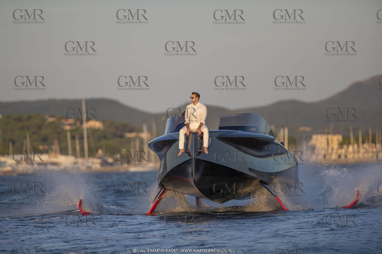 09 08 2018, Saint-Tropez (FRA,83), Foiler, the Flying Yacht by Enata