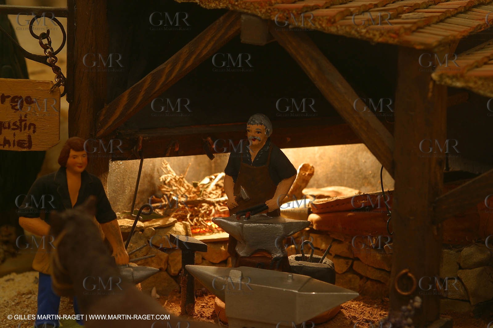 Great crib from les Saintes Maries de la mer (FRA, 13) for Christmas, December 2010