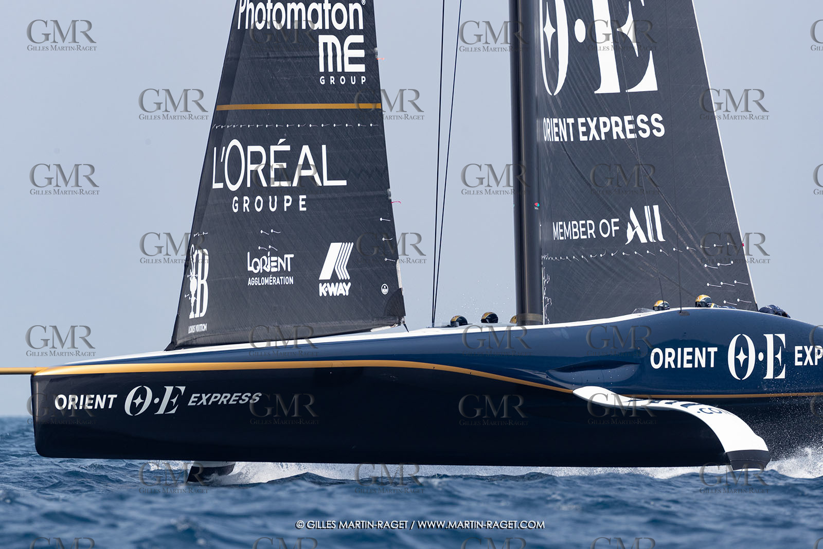 22 08 2024, Barcelona (ESP), Louis Vuitton 37th America's Cup, Louis Vuitton Preliminary Regatta, Race Day 1