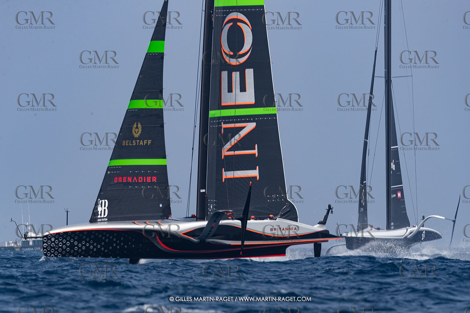 22 08 2024, Barcelona (ESP), Louis Vuitton 37th America's Cup, Louis Vuitton Preliminary Regatta, Race Day 1