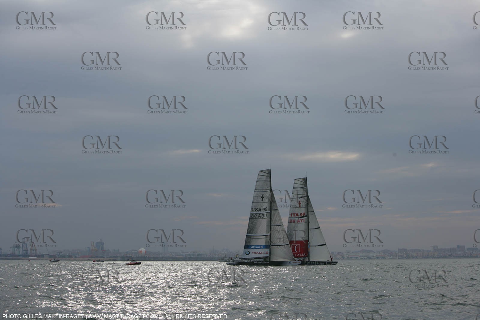 26 04 2007-Valencia (Spain)- 32nd America's Cup - Louis Vuitton Cup - RR1 - Day 11 - BMW ORACLE Racing