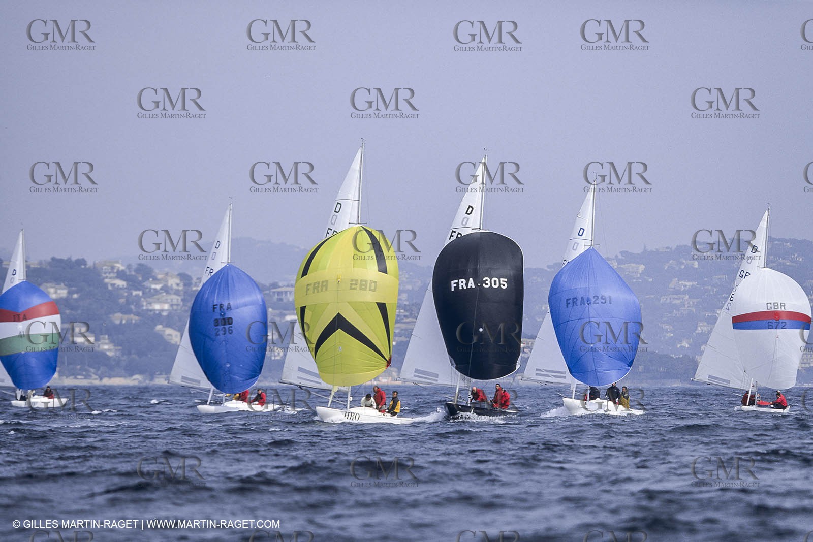 Sailing, One design, Dragon, St Tropez regatta