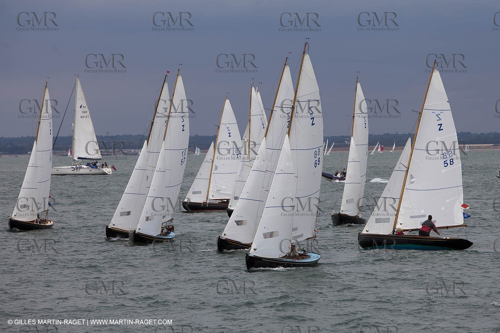 03 08 2010 - Cowes (UK, IOW) - The 1851 Cup -  BMW ORACLE Racing - Day 1.