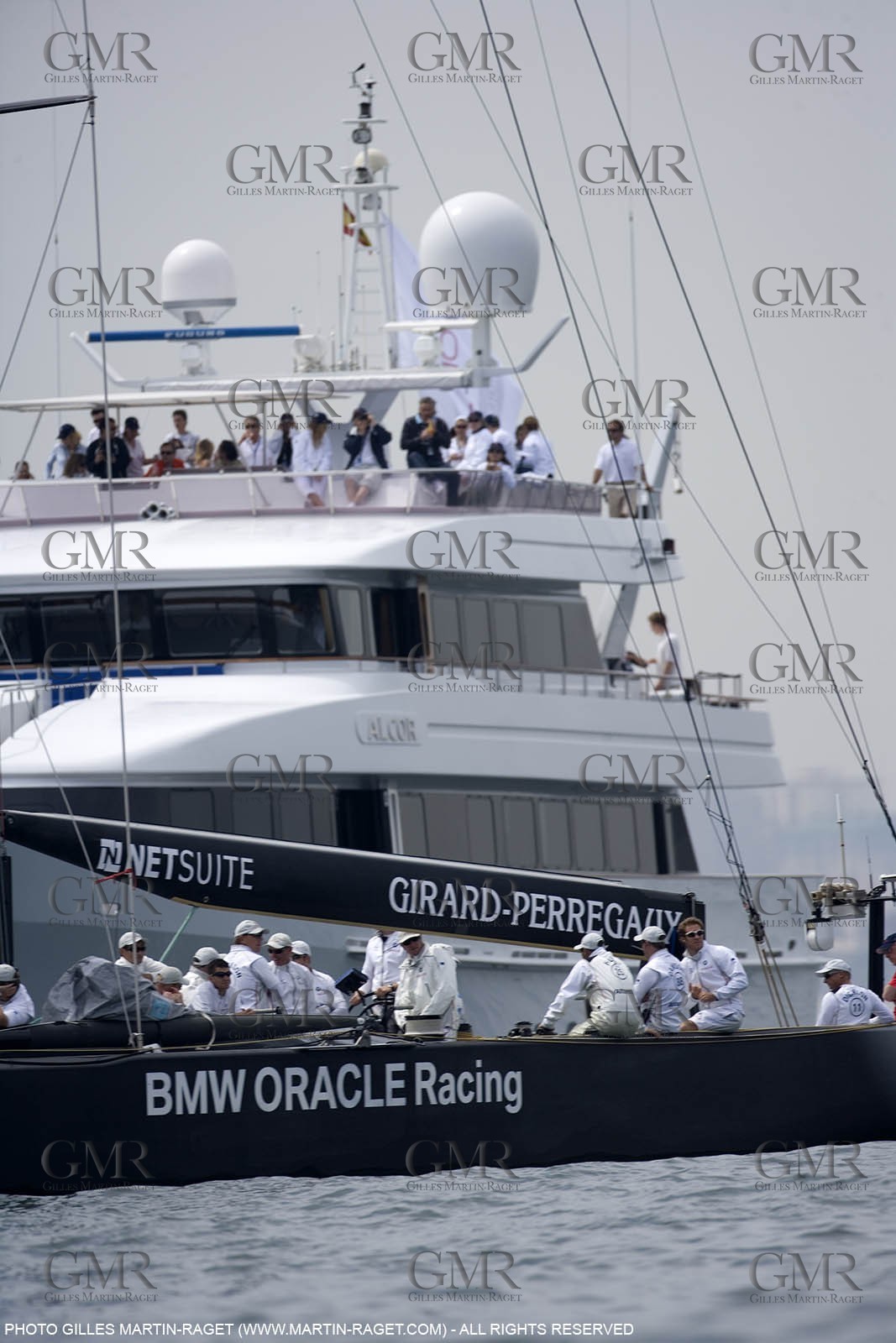 21 04 2007-Valencia (Spain)- 32nd America's Cup - Louis Vuitton Cup - RR1 - DAY 6 - BMW ORACLE Racing