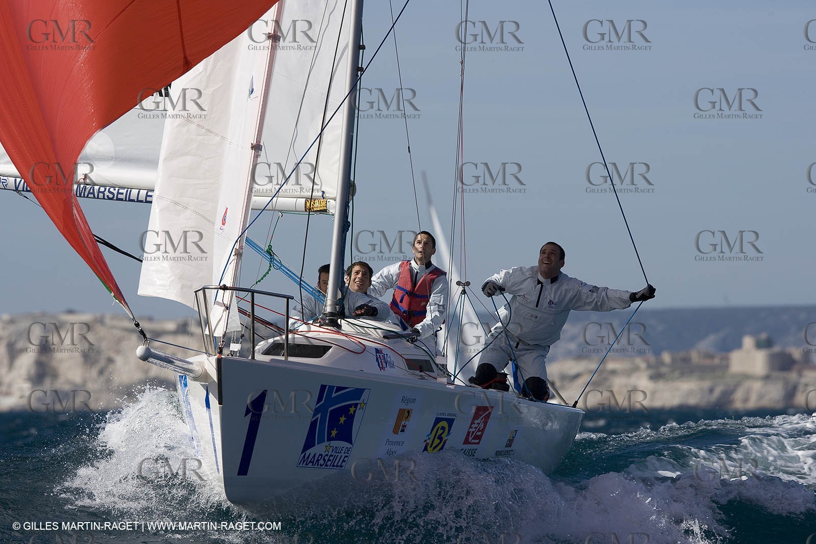 10 03 2008 - Marseille International Match Race 2008 - Day 2 - Round Robin