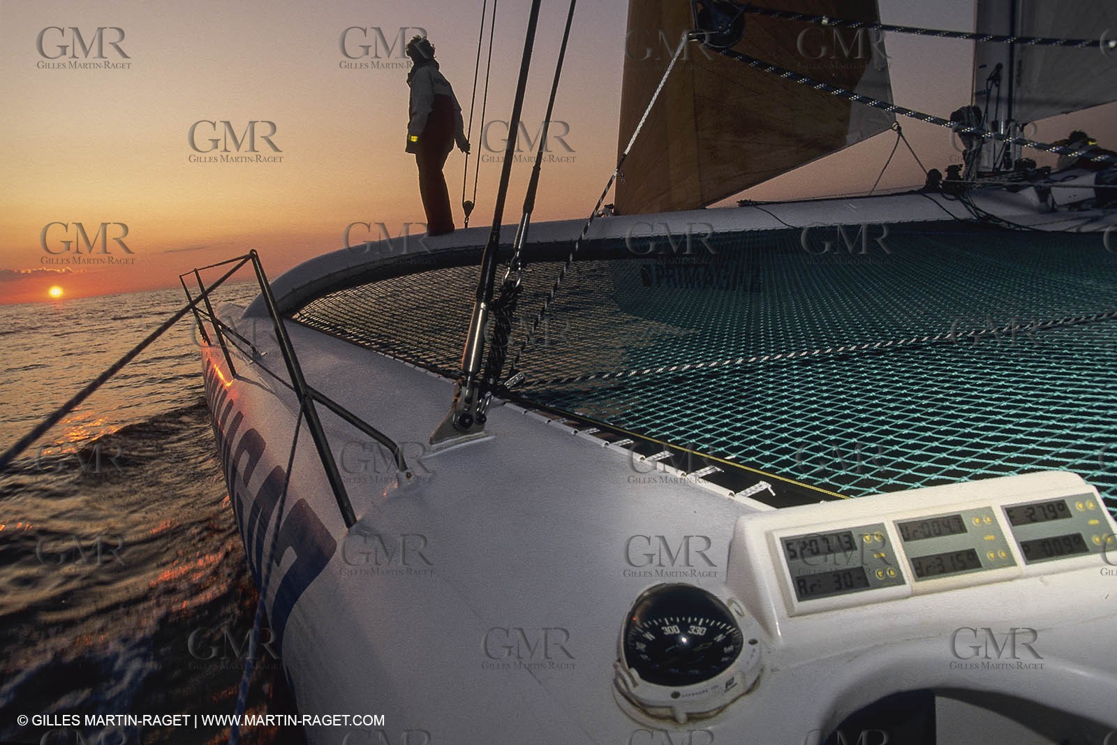 Yacht Racing, Multihull, ORMA 60, Laurent Bourgnon, Primagaz