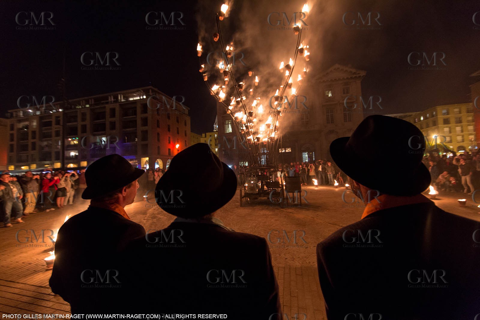 03 05 2013 - Marseille (FRA,13) - Marseille Provence 2013, Historical port Illumination by Company Carabosse