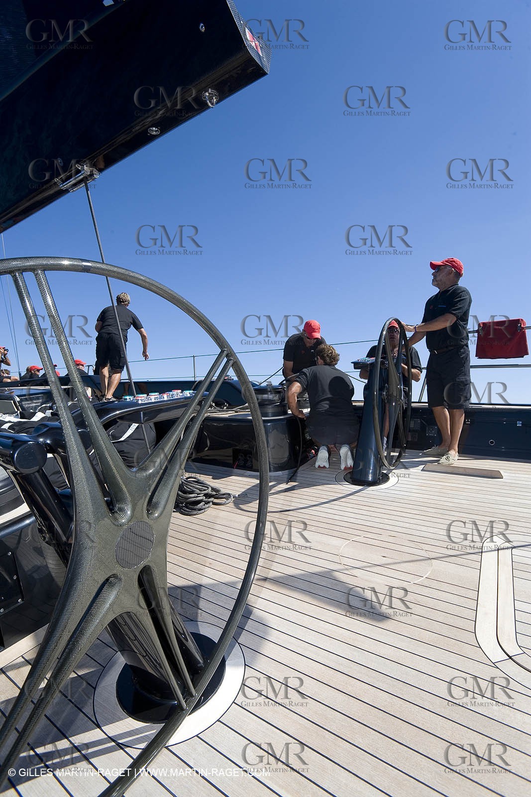 03 09 06 - Porto Cervo (Sardinia) - Maxi World Cup 2006 - Onboard Wally 90 Tango