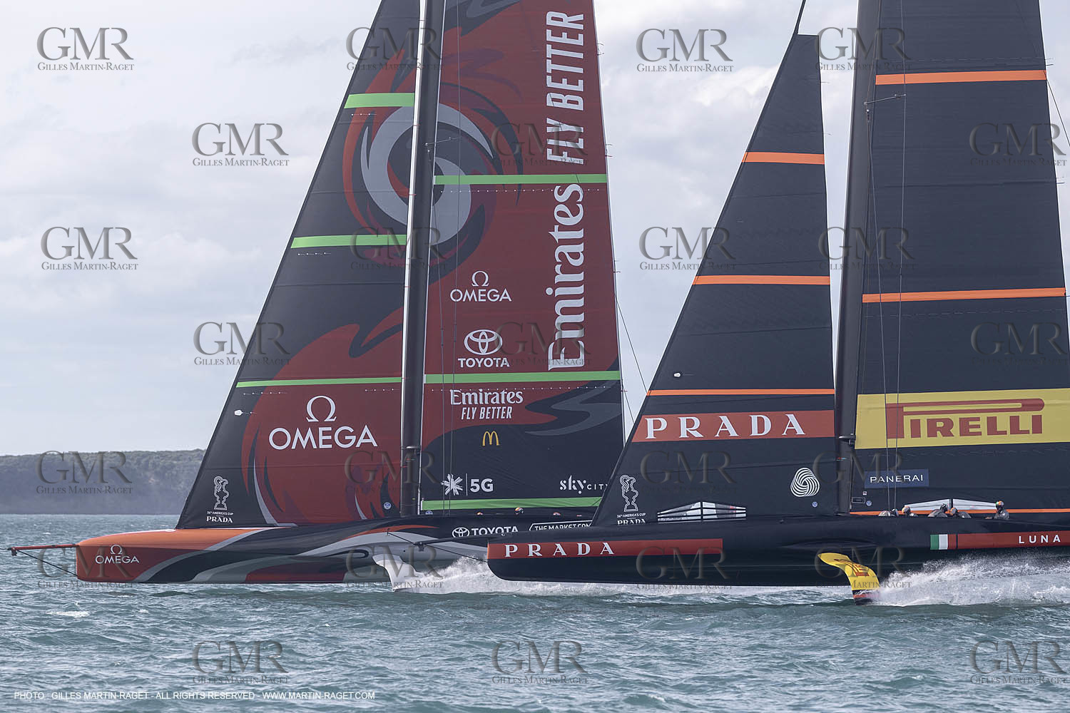 08 12 2020 - Auckland (NZL) - 36th America's Cup - Practice Sessions - Day 1