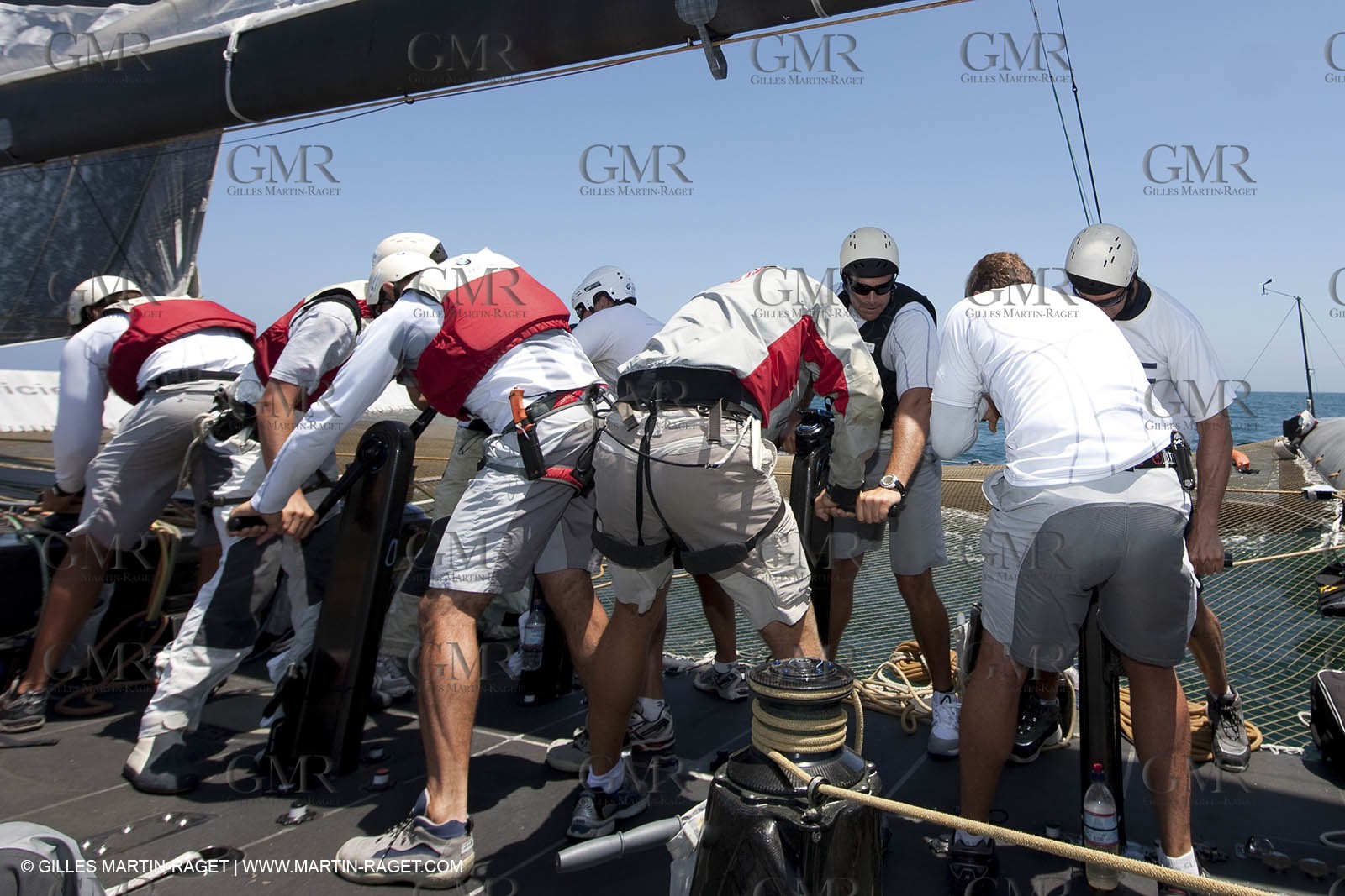14 07 2009 - San Diego (USA,CA) -33rd America's Cup - BMW ORACLE Racing - First sea trials .of the newly modified BOR 90 trimaran