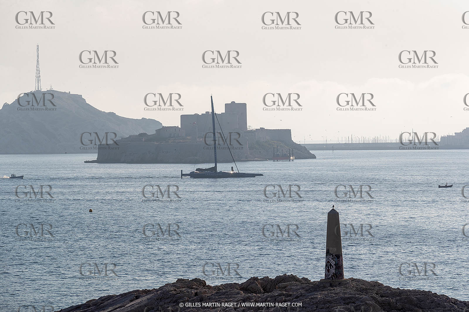 17 05 2022, Marseille (FRA), Arrivée du trimaran Ultim SVR LAZARTIGUE à Marseille