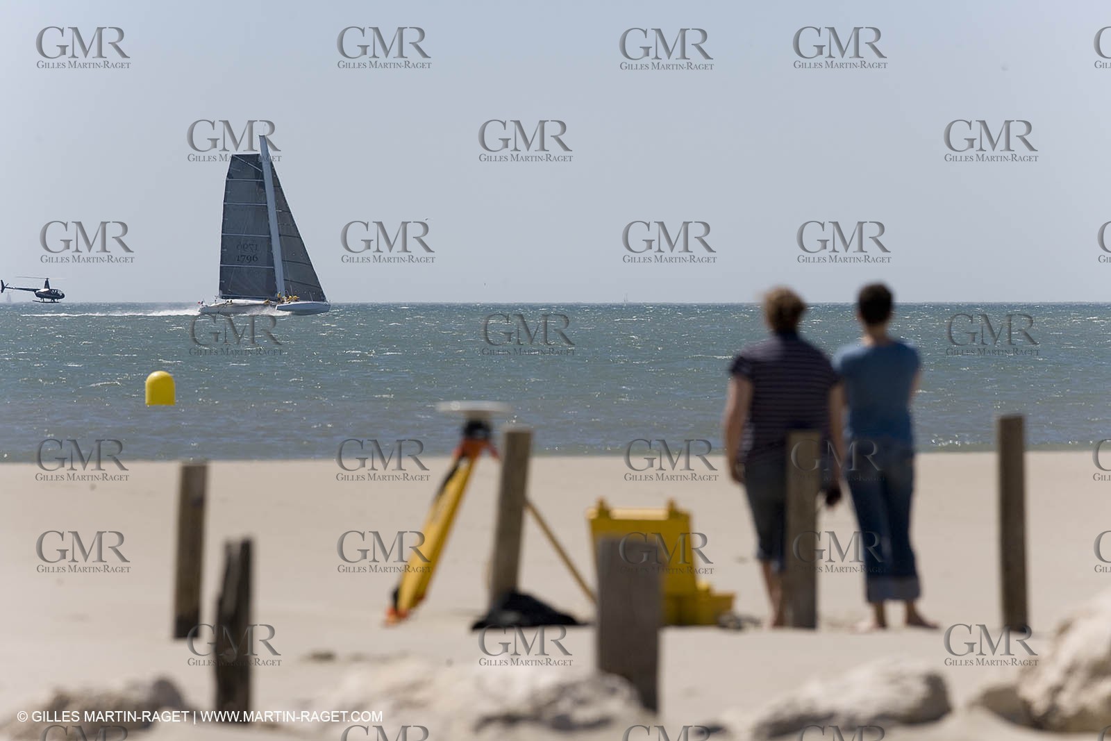 18 06 2008 - Port Saint Louis du Rhône (FRA,83) - 50 knots record attempt trials by l'Hydroptère