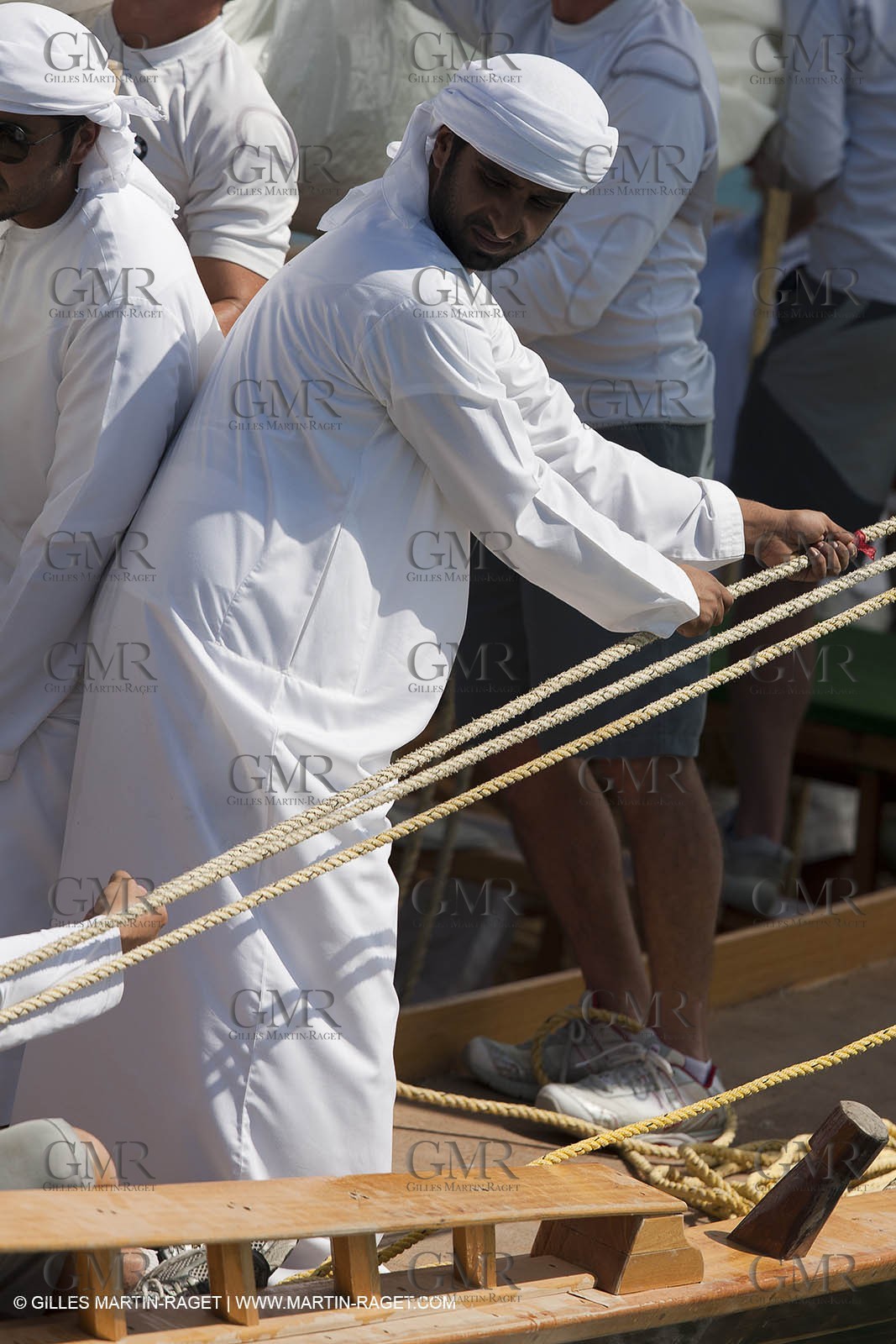 20 11 2010 - Dubai (UAE) - Dubai Louis Vuitton Trophy - Traditionnal dhow races for competing teams