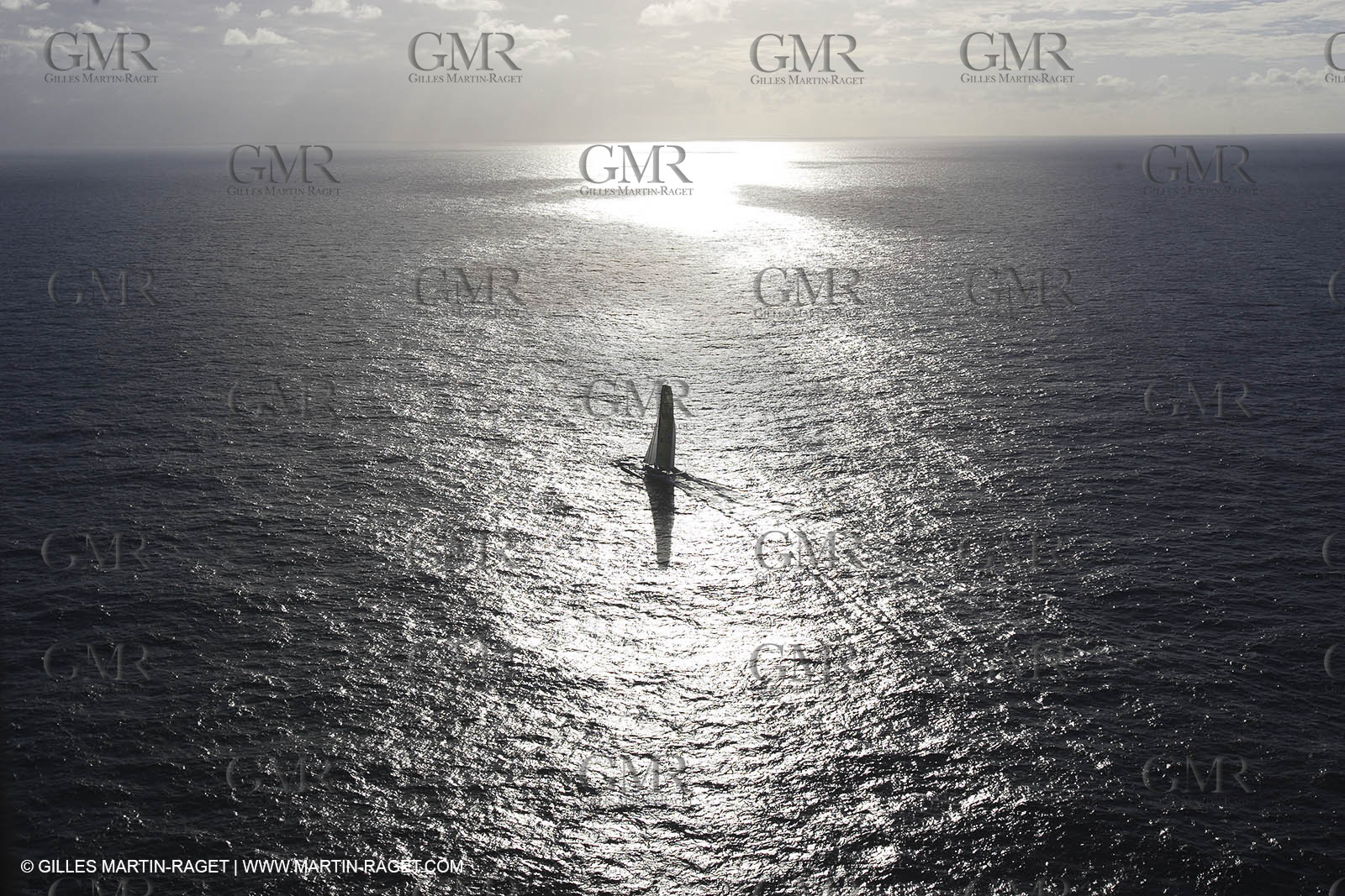 05 11 2006 - Pointe à Pitre Guadelupe (FRA) - Route du Rhum 2006 arrival - overall winner Lionel Lemonchois (Gitana 11)