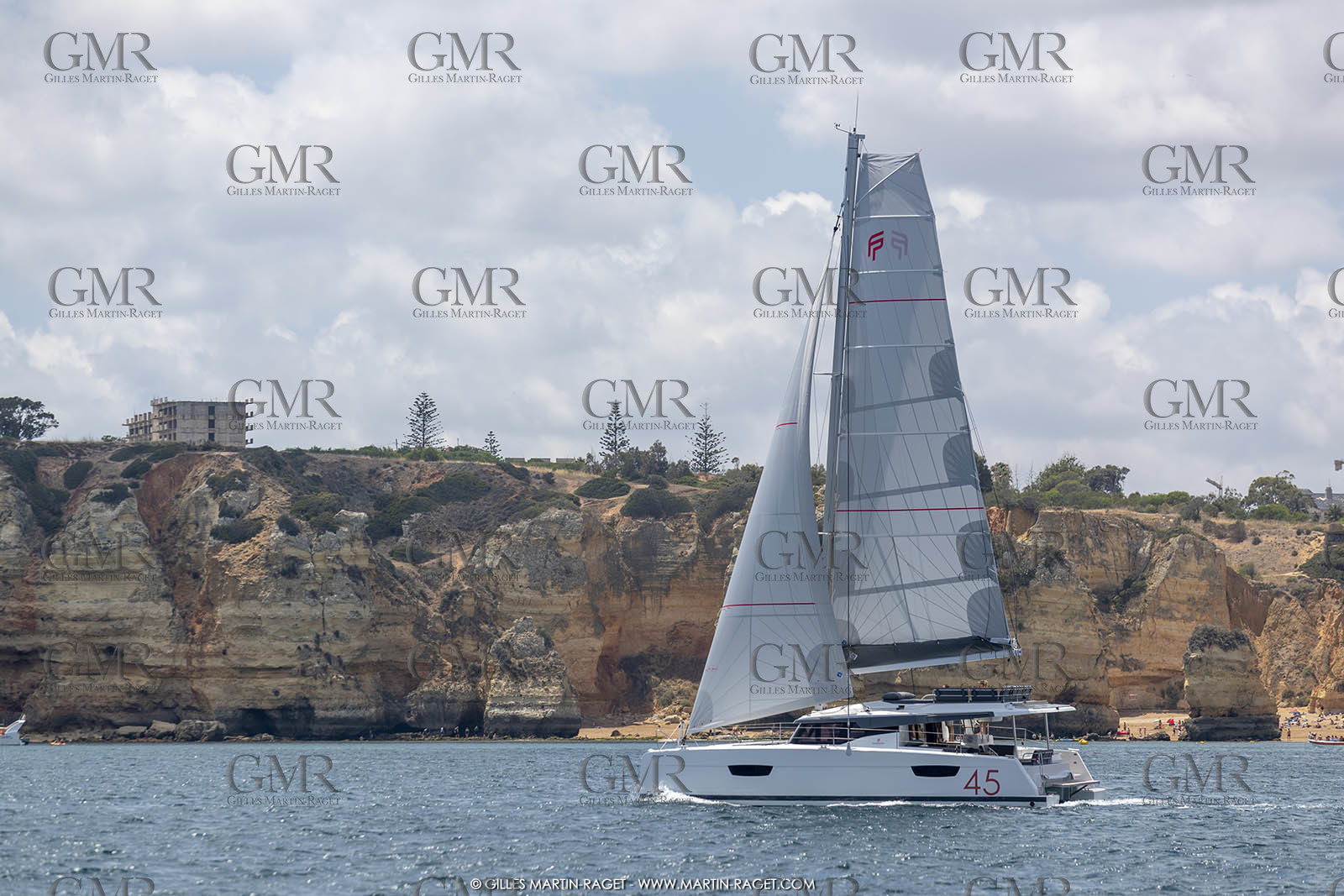 08 07 2019, Lagos (Portugal), Chantier Fountaine-Pajot, Fountaine-Pajot 45