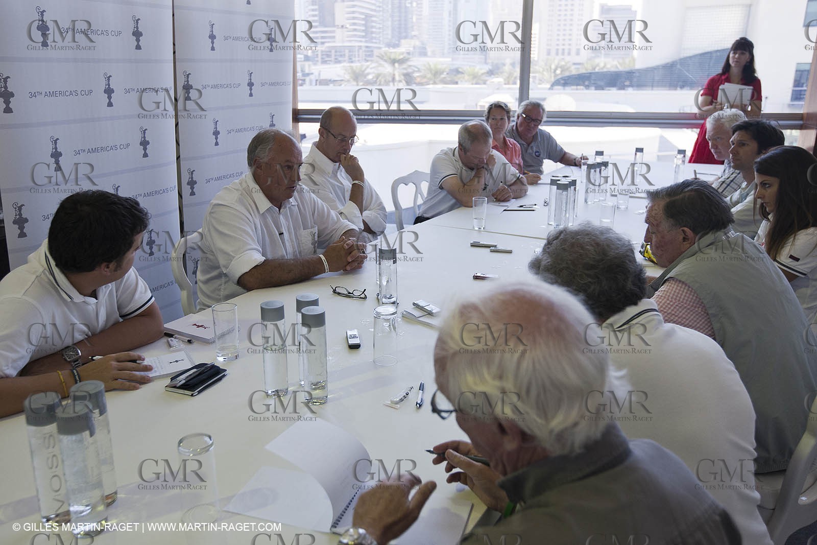 25 11 2010 - Dubai (UAE) - 34th America's Cup - Media Round Table with Ian Murray and Richard Worth