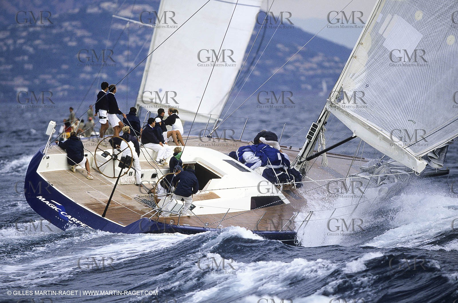 Sailing, Classic yachts, Niouargue 1994, Saint-Tropez (FRA)