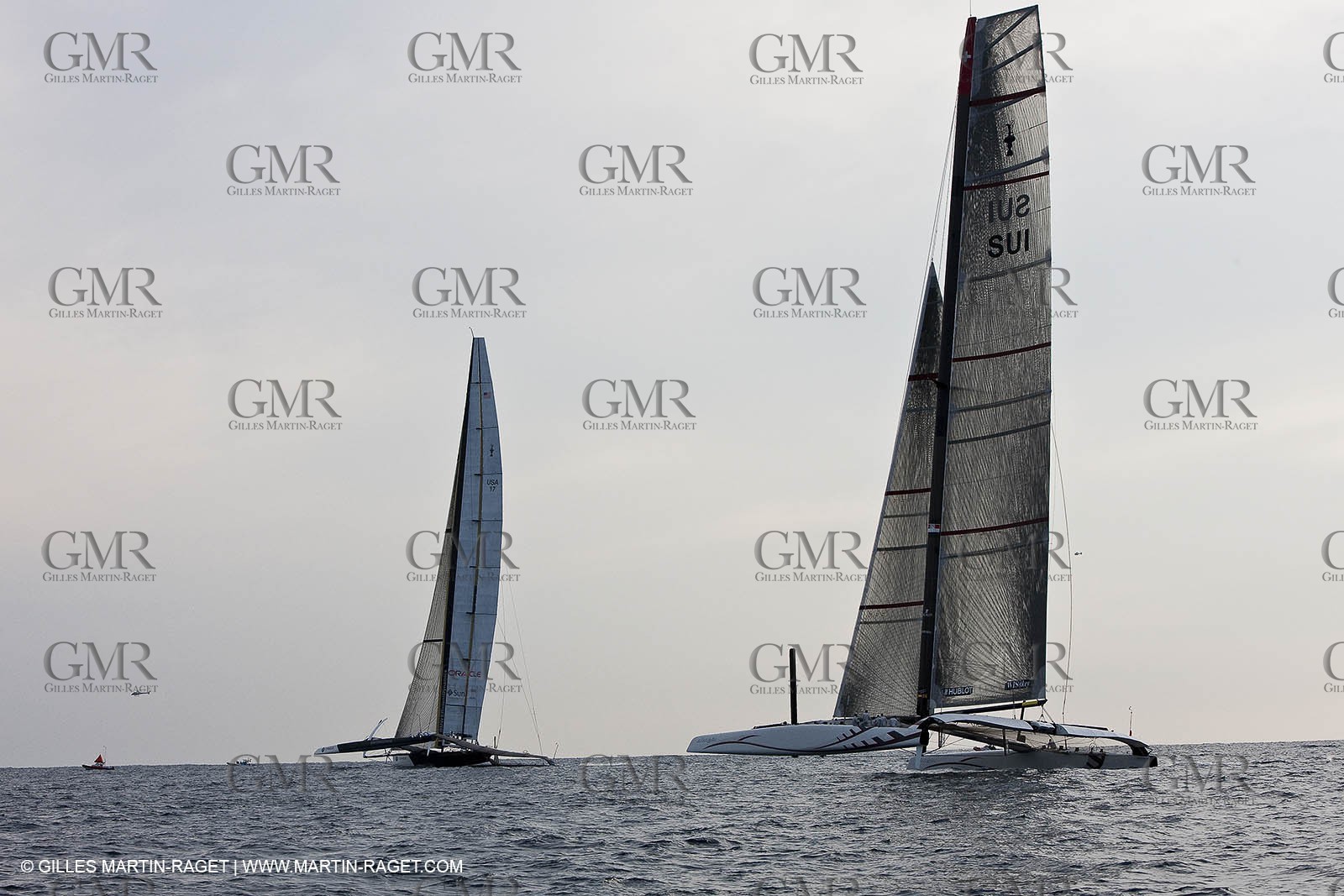 14 02 2010 - Valencia (ESP) - 33rd America's Cup - BMW ORACLE Racing - Race 2