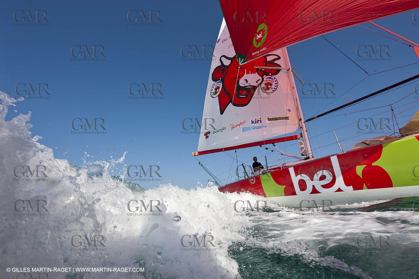 13 03 2010 -  La Grande Motte   Port Camargue (FRA) - Groupe Bel - Kito de Pavant   Sebastien Audigane training for Transat AG2R