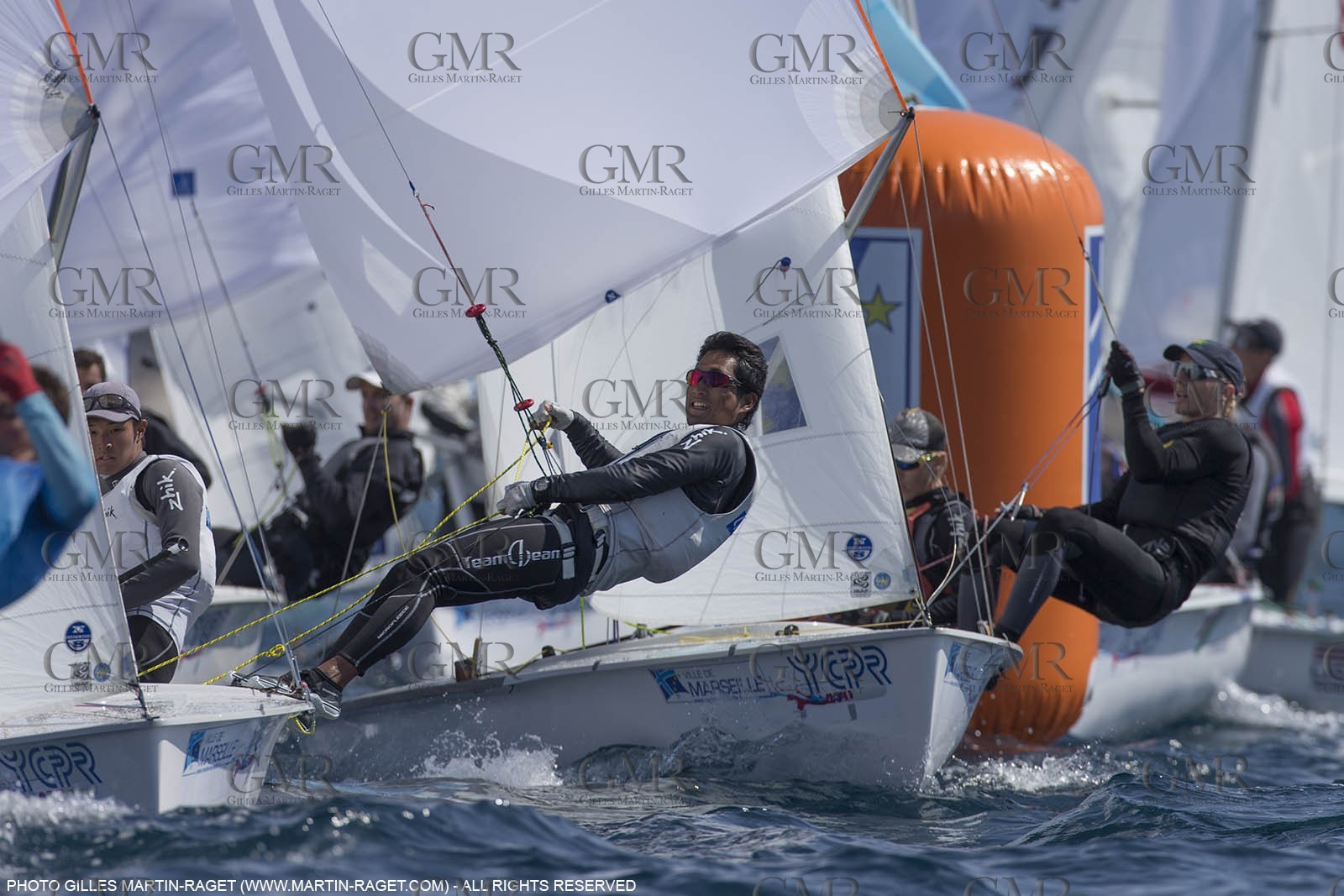 12 04 2015, Marseille (FRA), Yachting Club de la Pointe Rouge - Coupe Internationale de Printemps des 470, Final Day