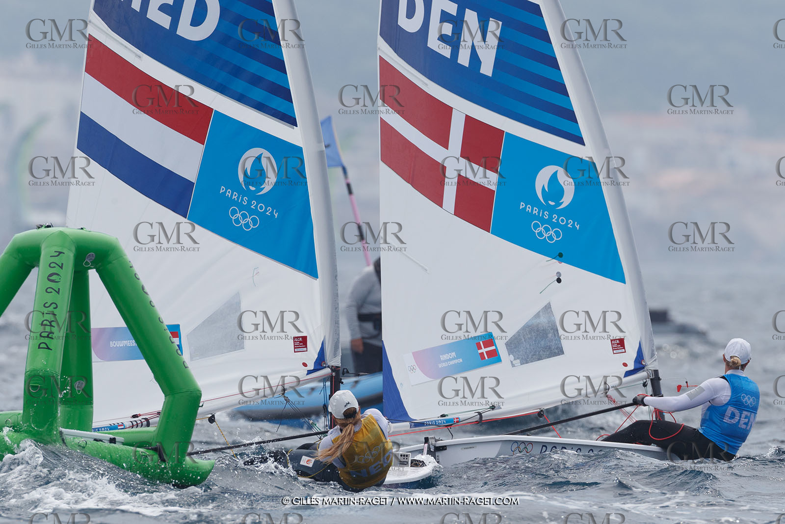 07 08 2024, Marseille (FRA), Paris 2024 Olympic Games, Sailing, Race Day 10, ILCA Medals races