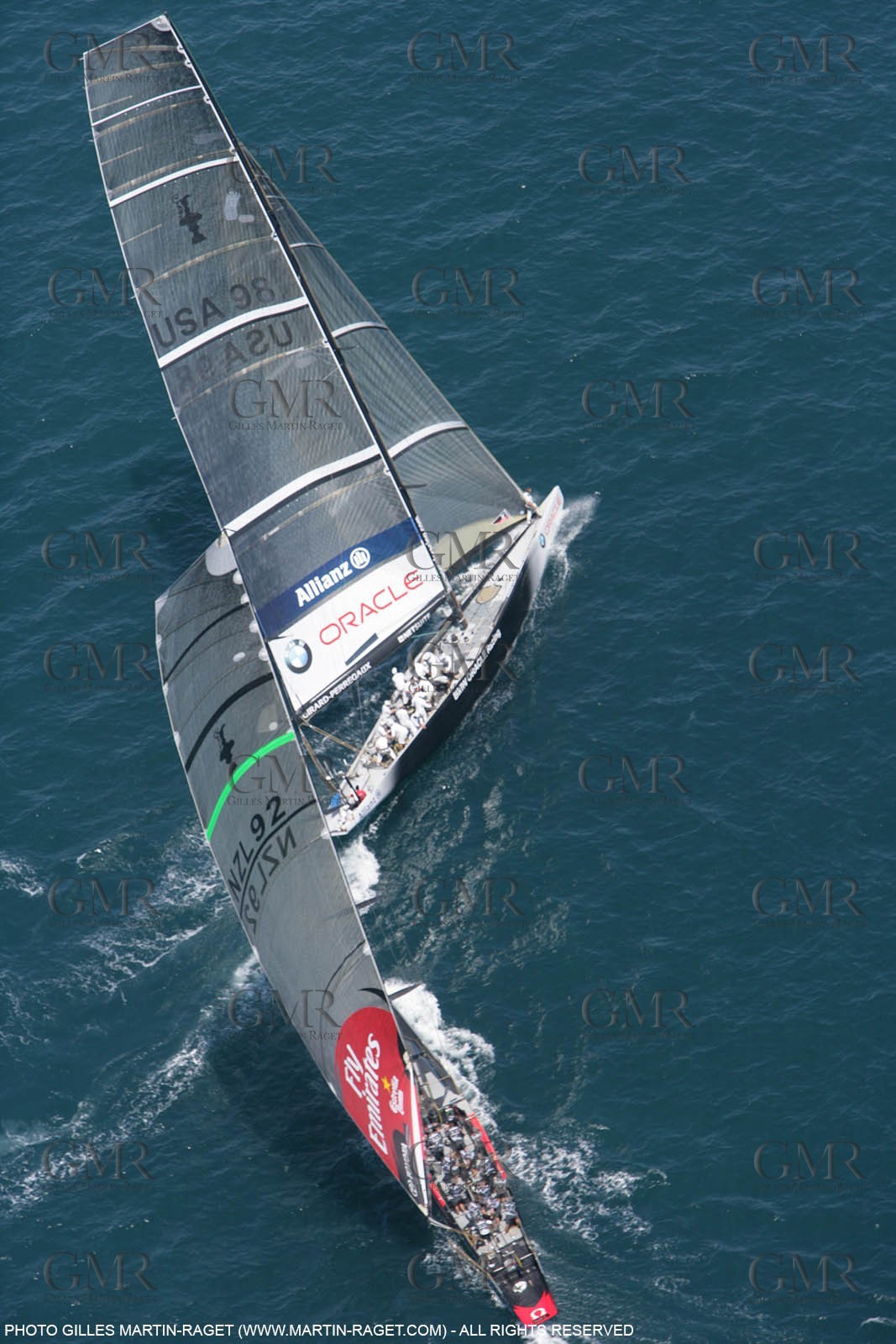 09 05 2007-Valencia (Spain)- 32nd America's Cup - Louis Vuitton Cup - RR2 - Day 11 - BMW ORACLE Racing