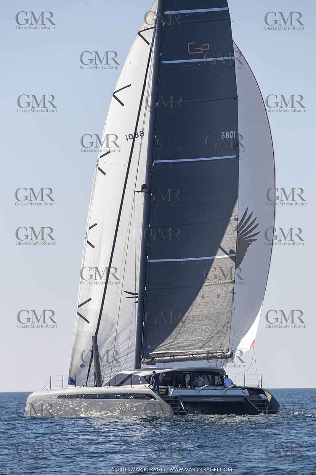 16 02 2019, Porquerolles (FRA,83), Gunboat 68 sail testing  3
