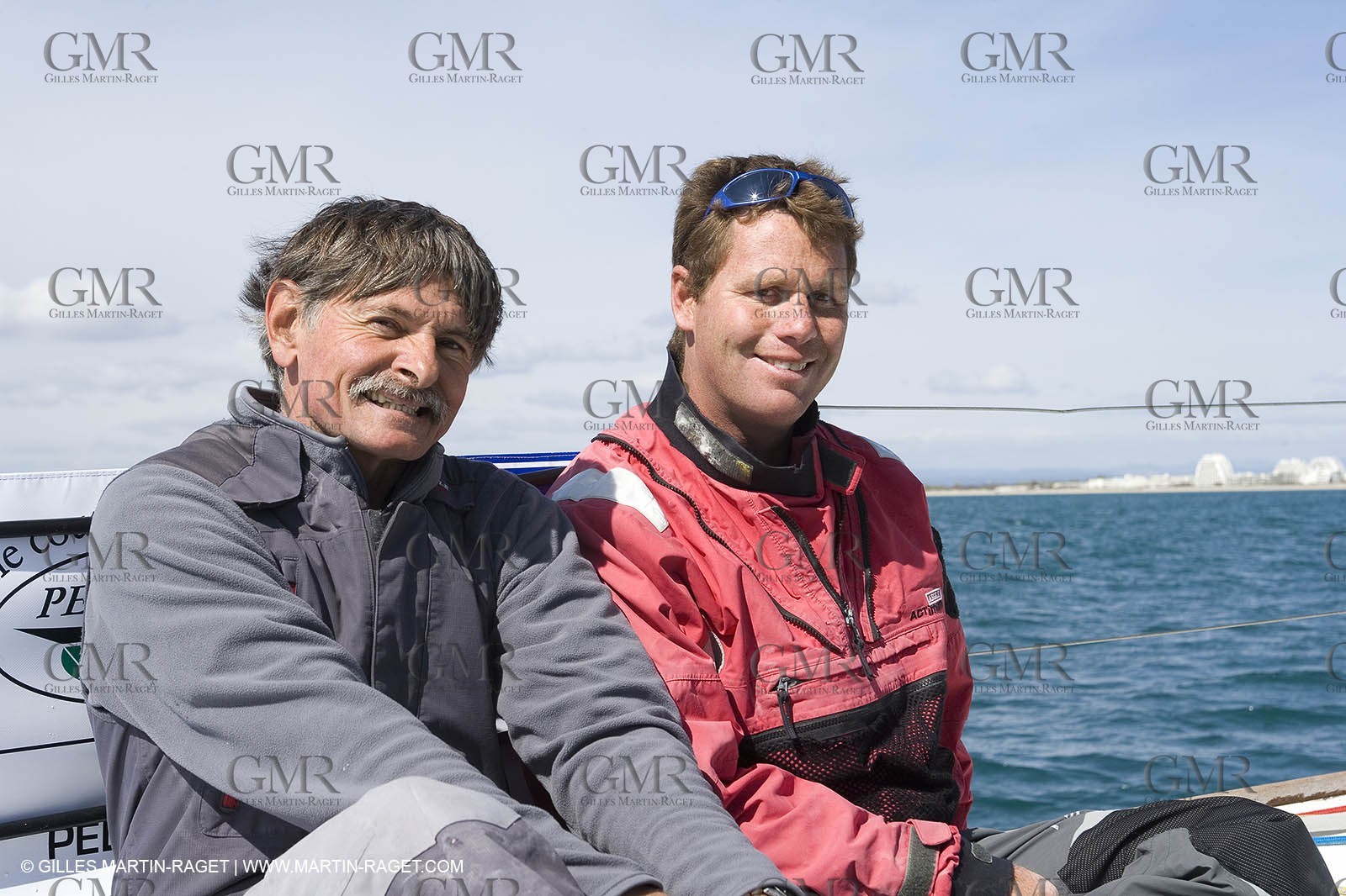 27 03 08- La Grande Motte- (FRA,34) Transat AG2R 2008- Jean-Paul Mouren- Laurent Pellecuer