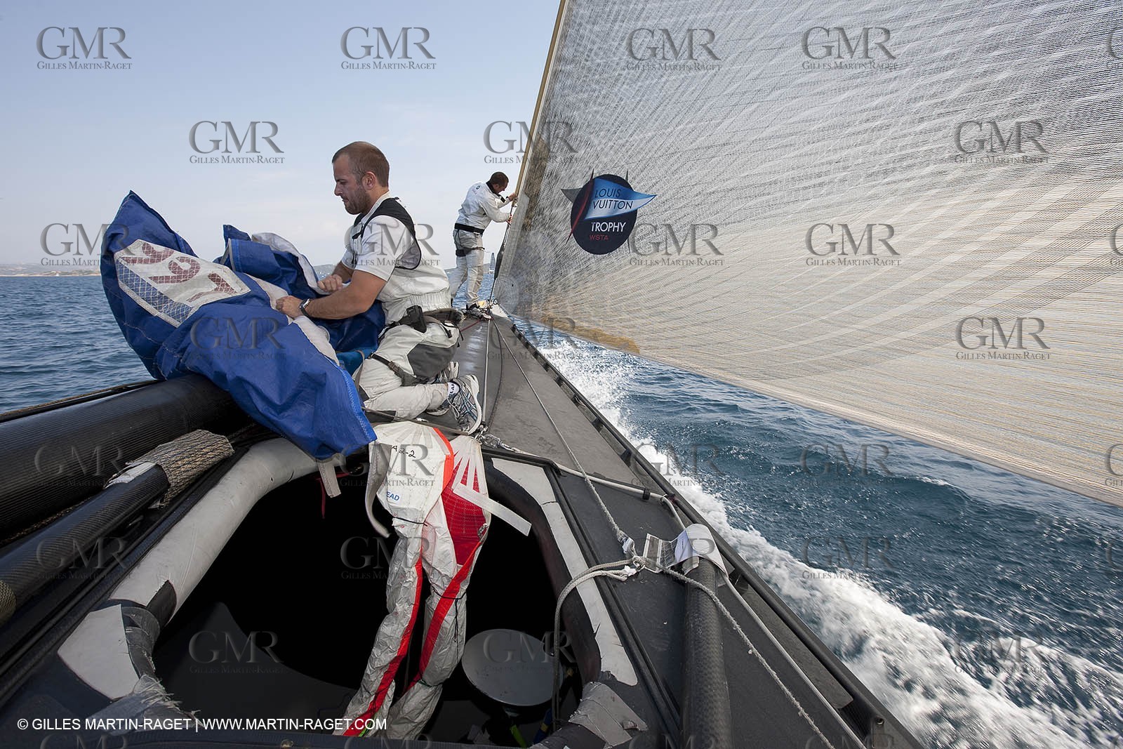 19 05 2010 - La Maddalena (ITA, Sardinia) Louis Vuitton Trophy - BMW ORACLE Racing - Training