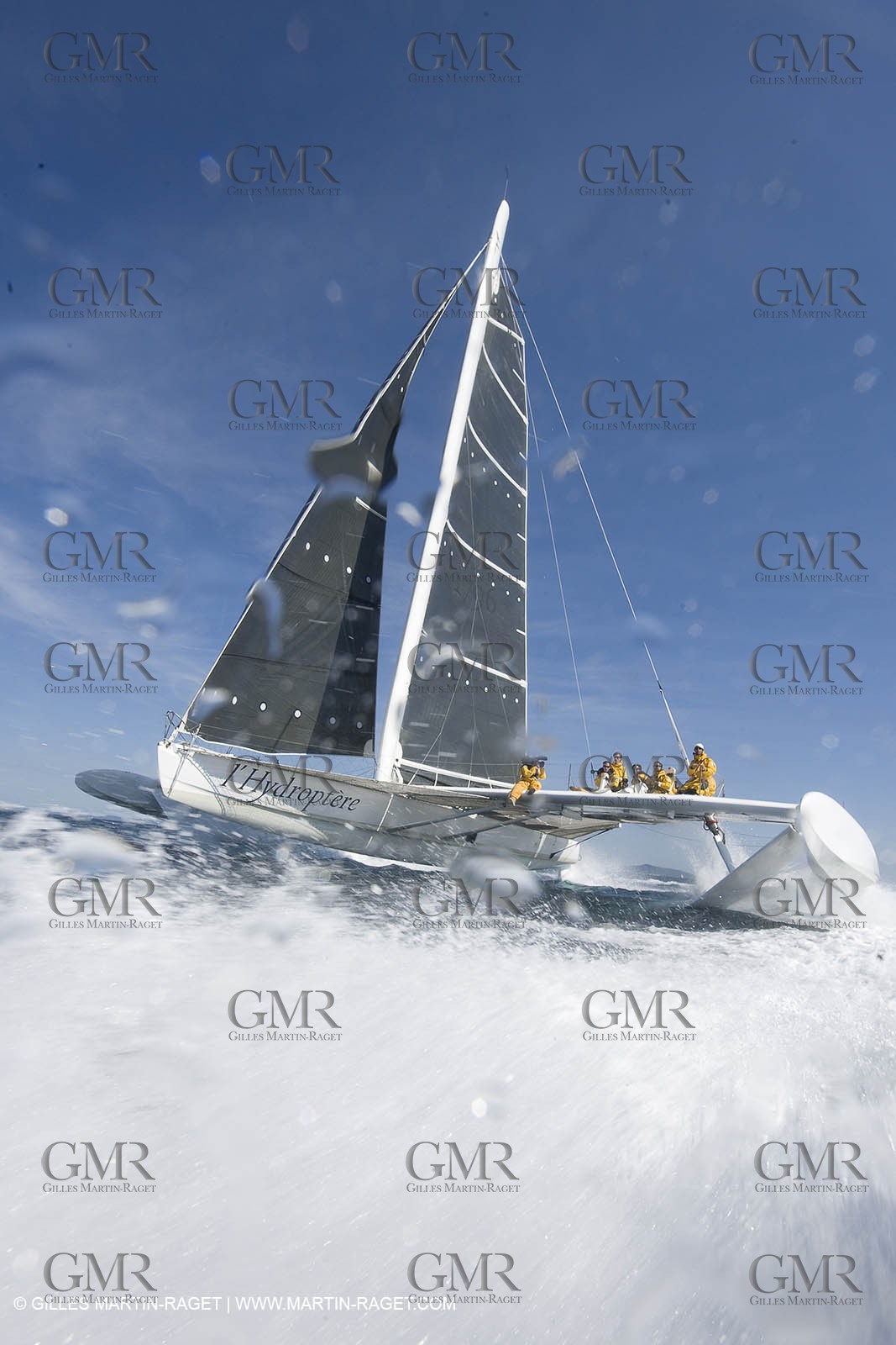 14 06 2008 - Toulon-Hyères (FRA,83) - 50 knots record attempt trials by l'Hydroptère