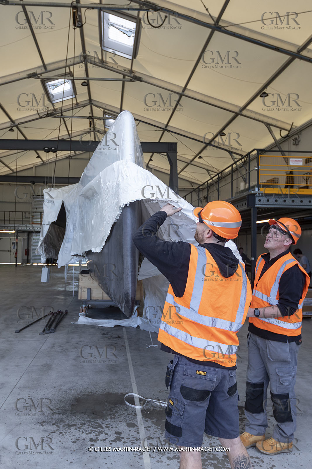 15 02 2022, La Grande Motte (FRA), Gunboat 80  1 hulls delivery