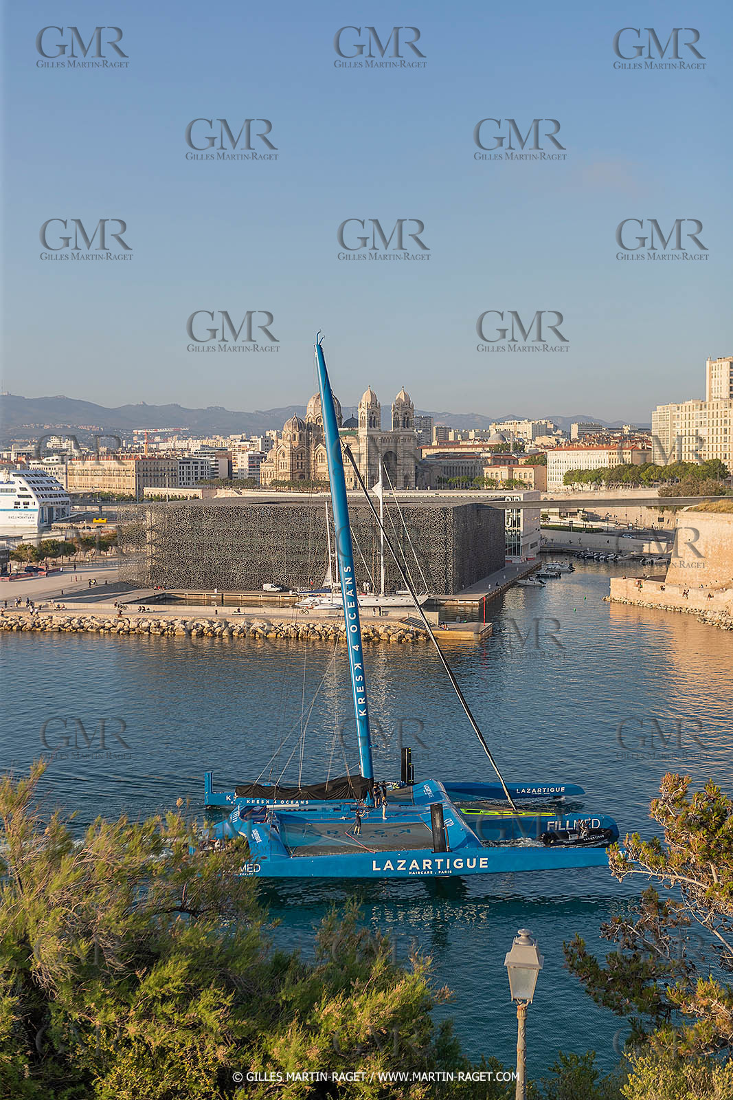 17 05 2022, Marseille (FRA), Arrivée du trimaran Ultim SVR LAZARTIGUE à Marseille