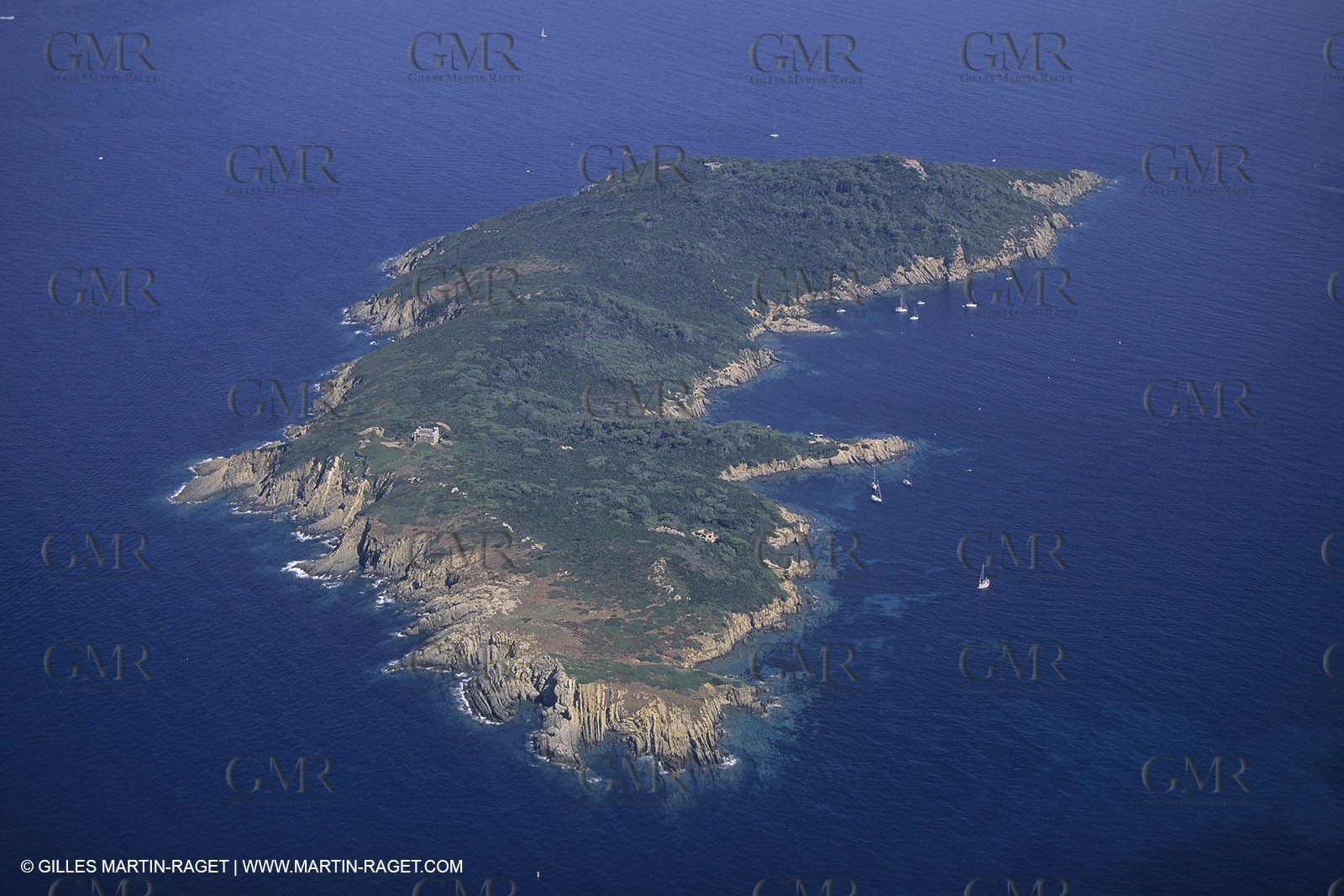 France, Provence, Ile d'Hyères, Ile de Bagaud