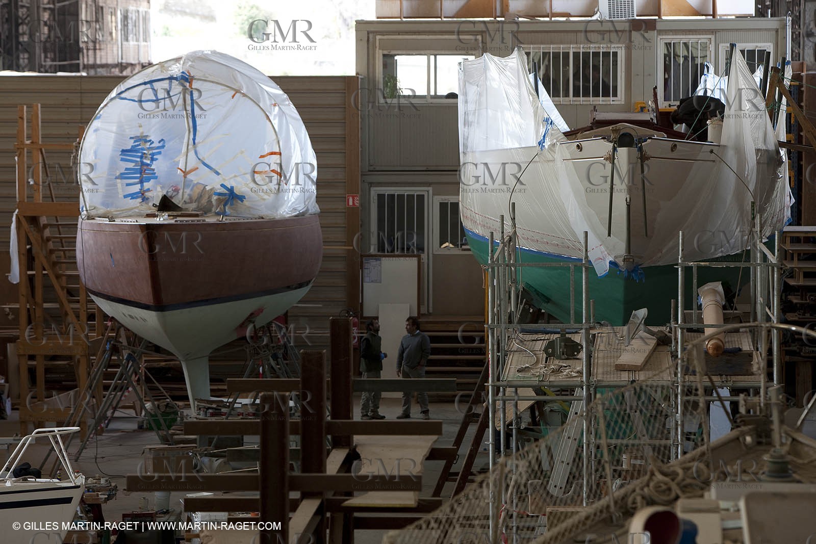 13 03 2010 - La Ciotat (FRA,13) - Fantasque -  modifications at Charpentiers Réunis boatyard