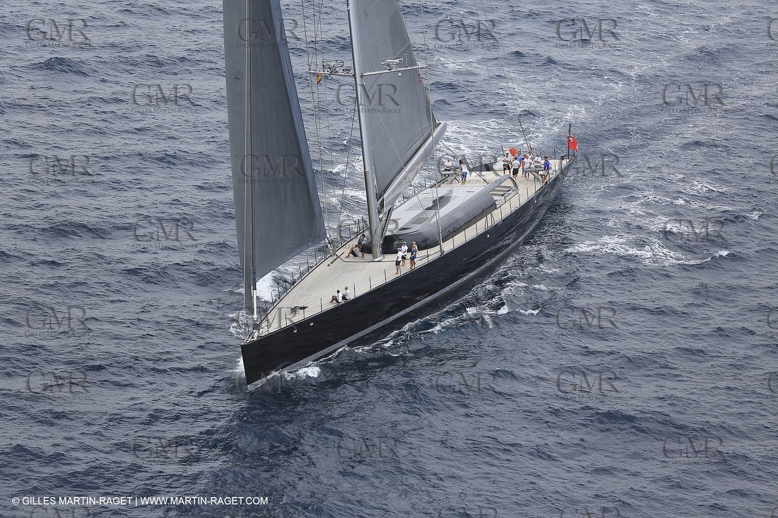 11 10 2014, Alicante (ESP), Volvo Ocean Race 2014-15 start, Super Yacht Aglaia