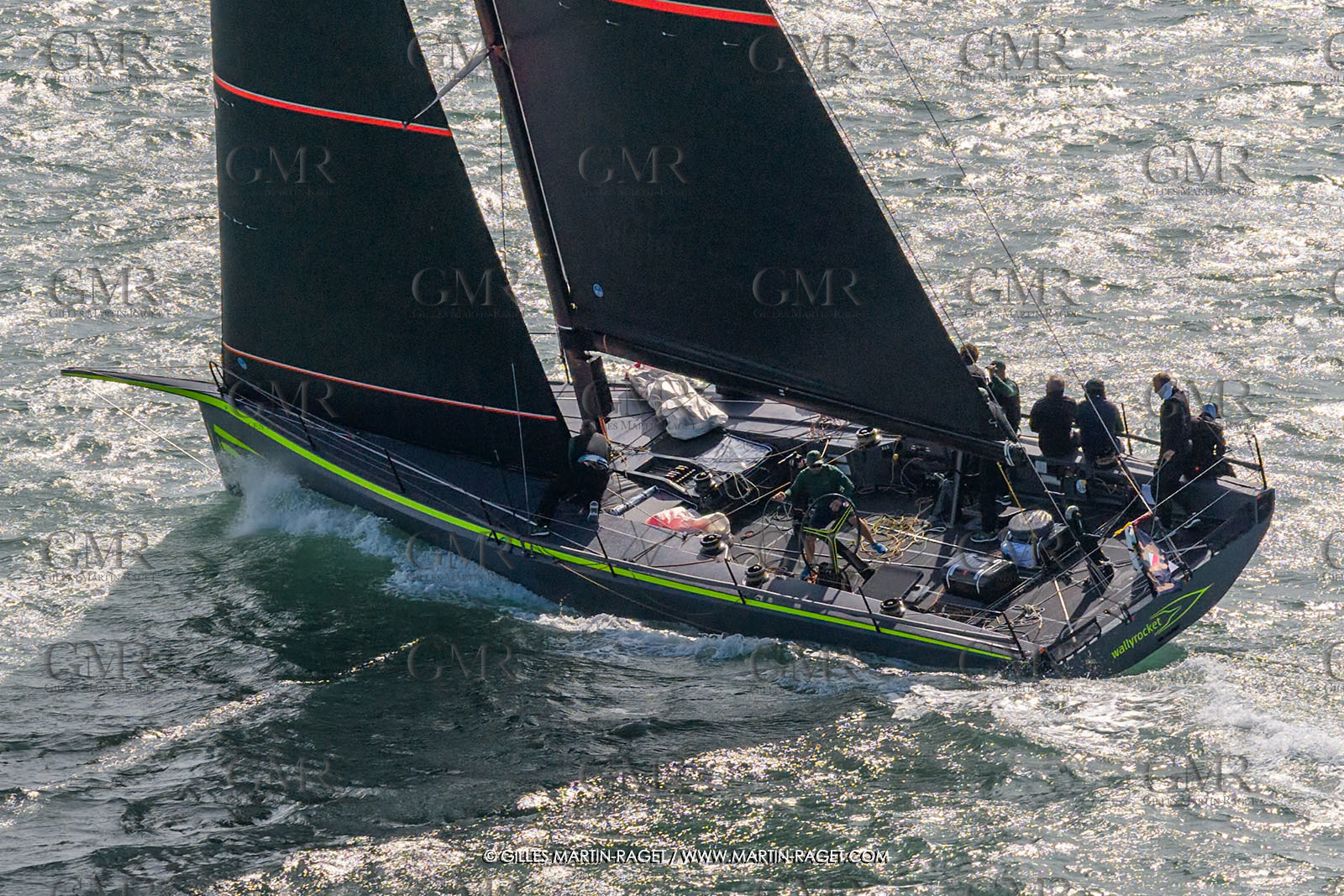 19 07 2025, Cowes (UK, IOW), Admiral's Cup 2025, Channel Race Start, Django WR51, Yacht Club Coasta Smeralda - ITA