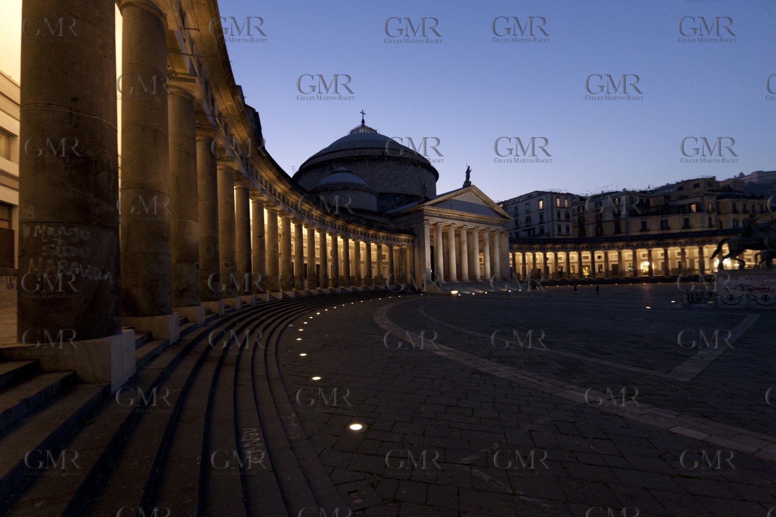 24 02 2012 - Naples (ITA) - 34th America's Cup - America's Cup World Series Naples 2012 - Naples Preview - Basilico San Francesco di Paola - Piazza Plebiscito