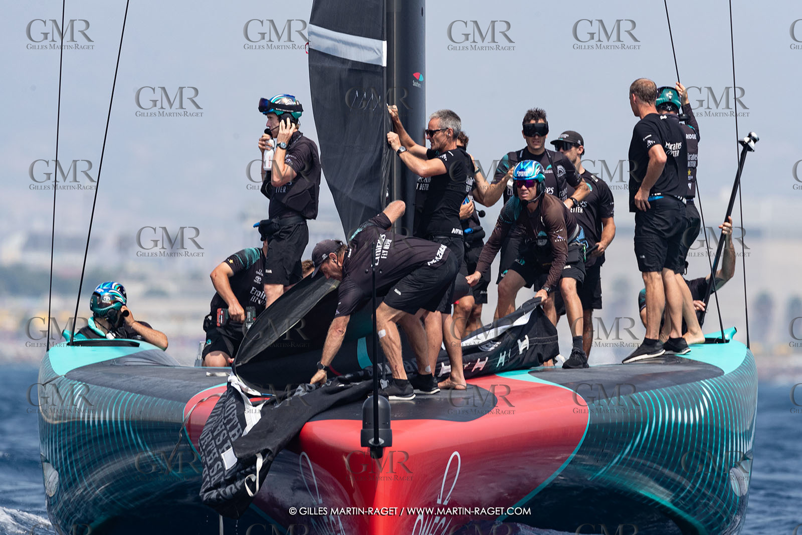 22 08 2024, Barcelona (ESP), Louis Vuitton 37th America's Cup, Louis Vuitton Preliminary Regatta, Race Day 1