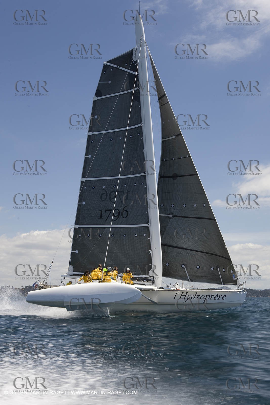 14 06 2008 - Toulon-Hyères (FRA,83) - 50 knots record attempt trials by l'Hydroptère