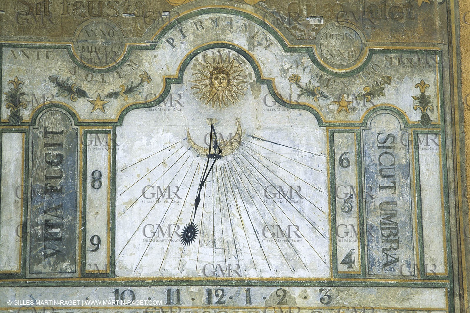sundials, Southern Alps