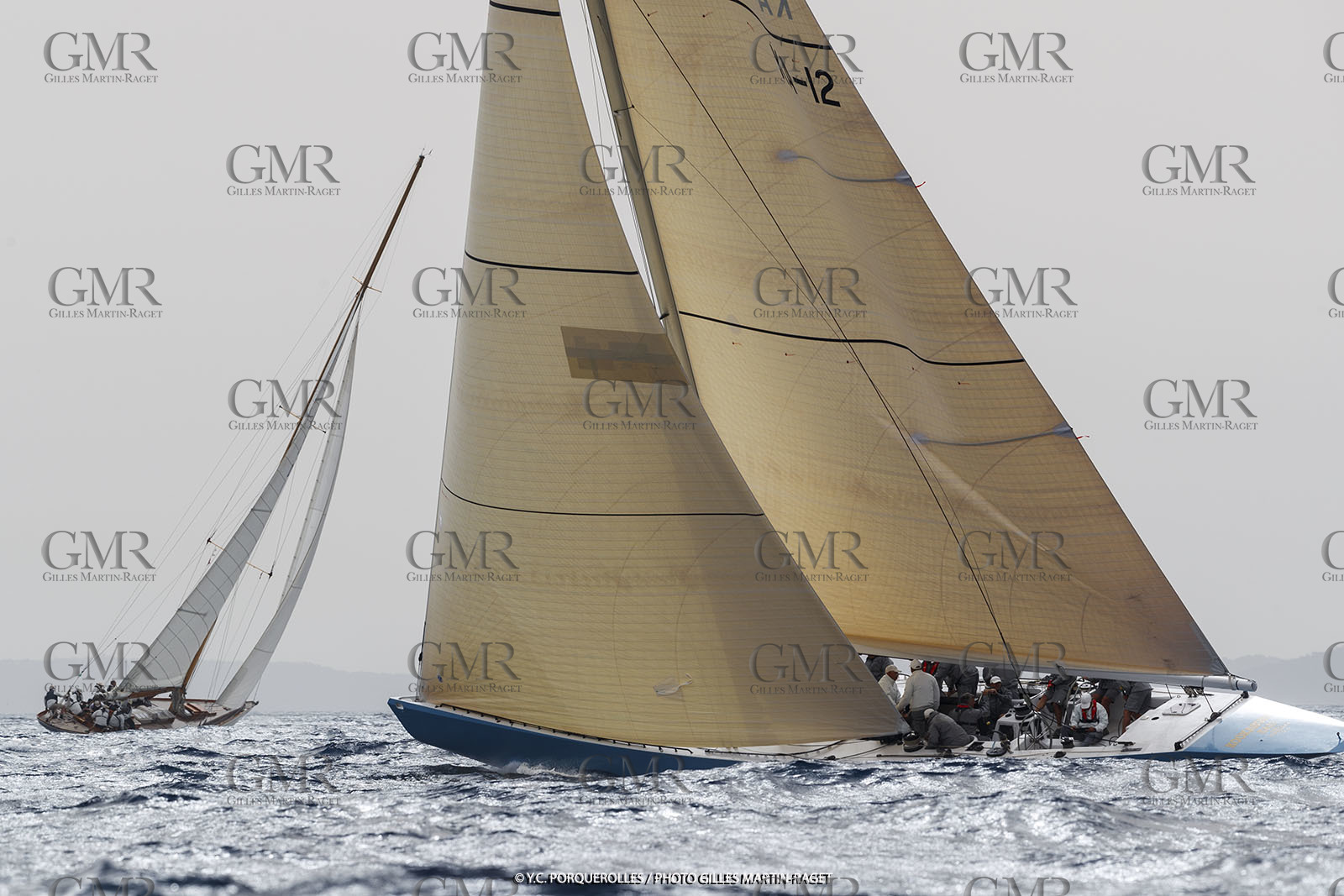 19 06 2024, Porquerolles Island (FRA), Championnat du monde des 12 m JI 2024, Race Day 1