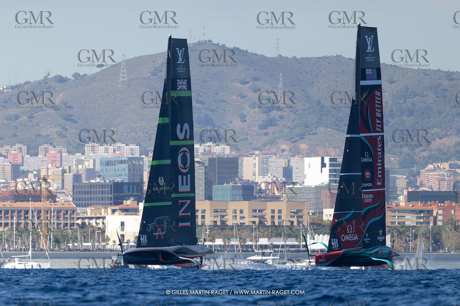 19 10 2024, Barcelona (ESP), Louis Vuitton 37th America's Cup, Final Match, Race Day 6