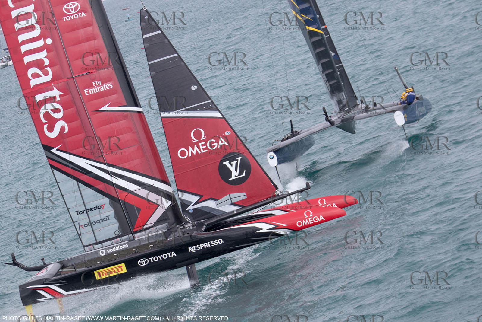 10 06 2017 - Bermuda (BDA) - 35th America's Cup Bermuda 2017 - Louis Vuitton America's Cup Challenger Playoffs final, Day 1