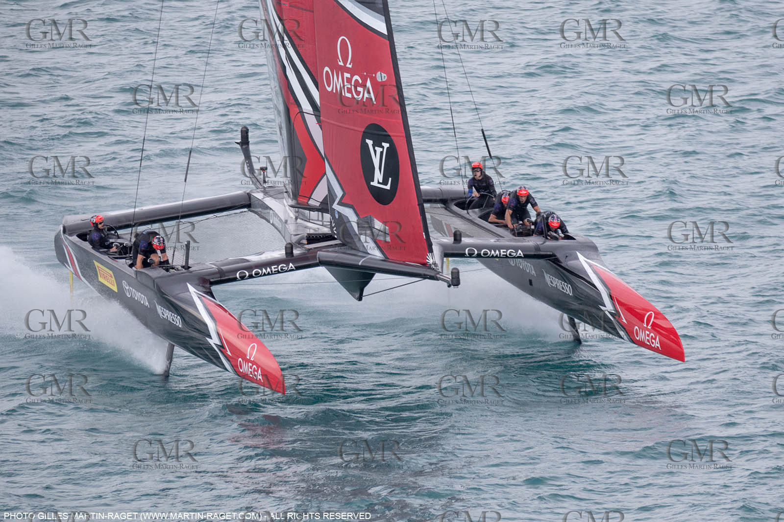 10 06 2017 - Bermuda (BDA) - 35th America's Cup Bermuda 2017 - Louis Vuitton America's Cup Challenger Playoffs final, Day 1