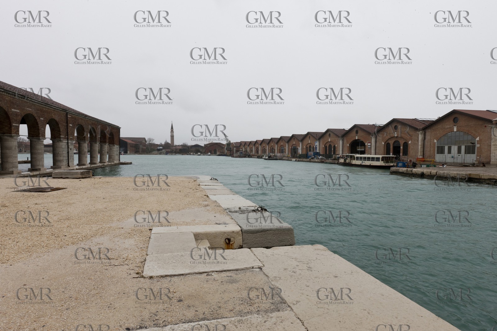 20 02 2012 - Venezia (ITA) - 34th America'sCup - Venezia 2012 America's Cup World Series - The Arsenale where the AC45 moorings, public village, media center and Club 45 will be located